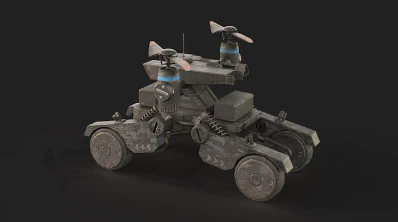 Photo AI-controlled drones