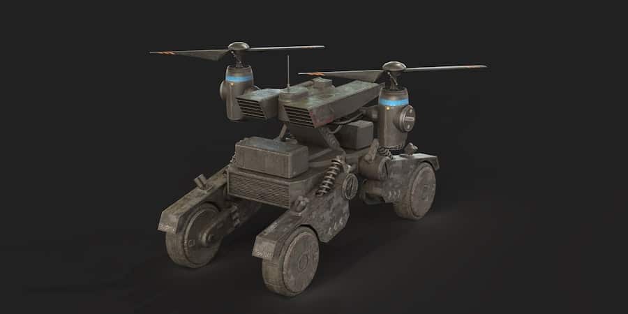 Photo AI-controlled drones