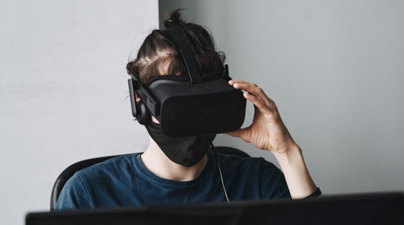 Photo Virtual reality landscape