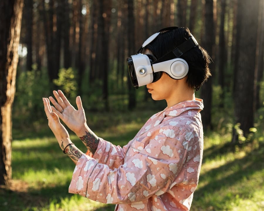 Photo Virtual reality landscape