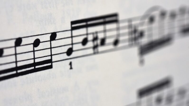 Photo Music sheet