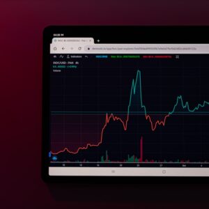 Photo Stock market graph