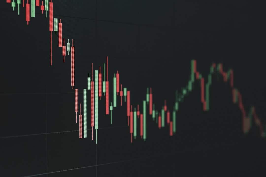 Photo Stock market graph